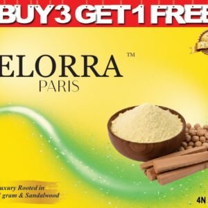 ELORRA PARIS Bengal gram & Sandalwood. Buy 3 Get 1. 105 G pack